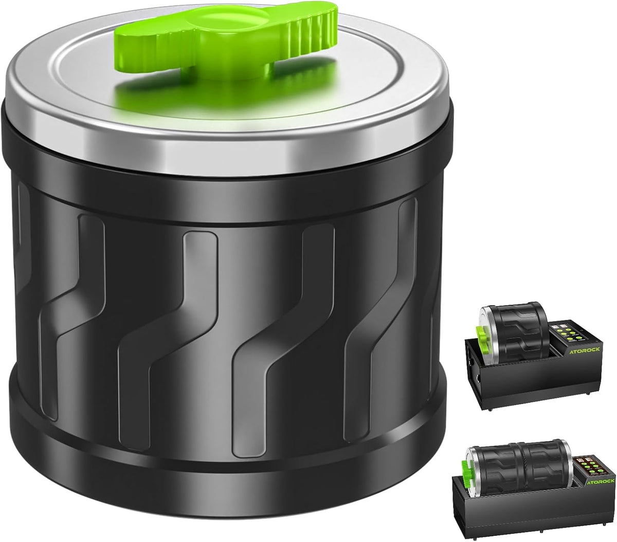 Rock Tumbler - Barril de repuesto, extra de gran capacidad, 4 libras, material de goma, con tapa duradera a prueba de fugas, compatible con vaso de roca A1 y A1Pro