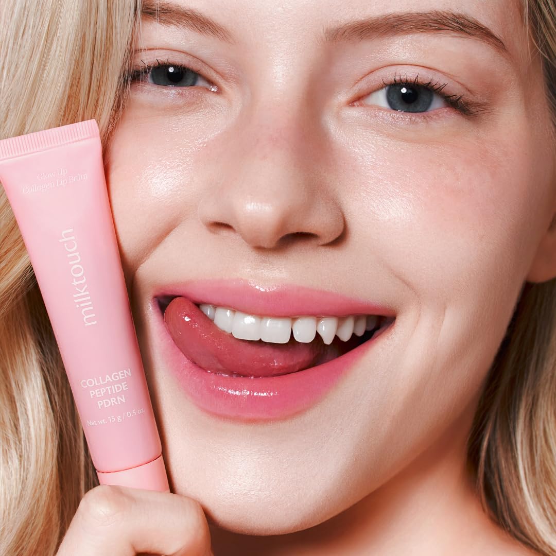 milktouch Bálsamo labial de colágeno vegano que brilla intensamente...