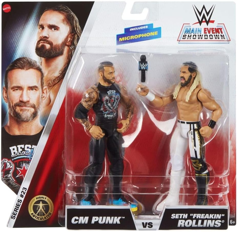 WWE CM Punk & Seth Rollins Evento Principal 2-Packs 23