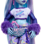 Muñeca Monster High, Abbey Bominable Yeti de moda con mamífero