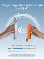 UGREEN MagFlow - Banco de energía de 10,000 mAh, carga inalámbrica...