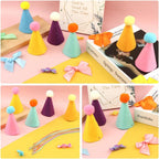 12 mini sombreros de fiesta para animales de peluche