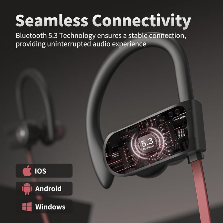 JOYWISE - Auriculares inalámbricos Bluetooth 5.3 con 16 horas de re...