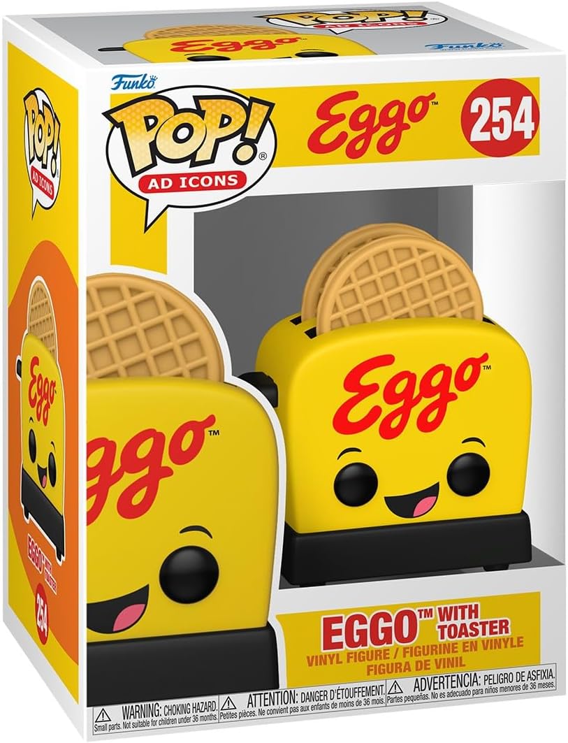 Funko Pop! AD Icon: Kellogg's - Eggo con tostadora - Figura de...