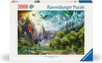 Ravensburger - Reign of Dragons - Rompecabezas de 3000 piezas - Emocionante aventura de la Tierra Media - con dragones, un castillo y montañas de hielo - Calidad premium - Regalo ideal - Rompecabezas