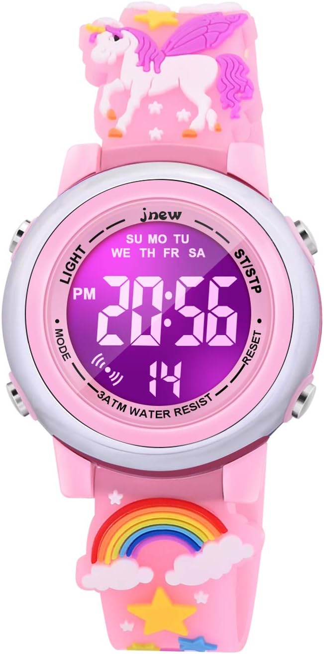 VAPCUFF Relojes impermeables 3D de dibujos animados para niñas con...