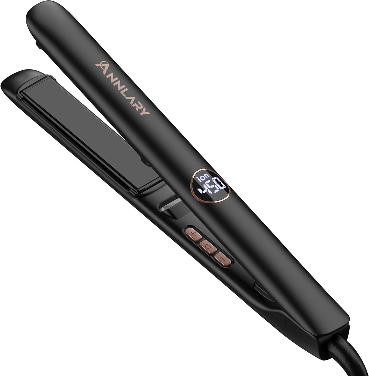 ANNLARY Plancha para el cabello, plancha plana de 1.75 pulgadas con...