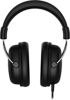 HyperX CloudX, auriculares oficiales para juegos con licencia de Xbox, compatibles con Xbox One y Series X|S, almohadillas de espuma viscoelástica, micrófono desmontable con cancelación de ruido, controles de audio en línea, negro/plateado