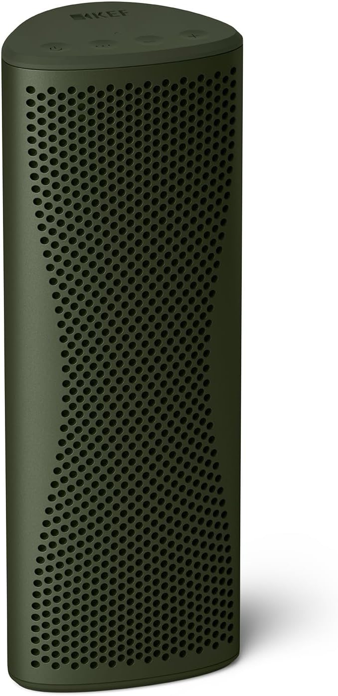 KEF Muo Altavoz portátil de alta fidelidad (verde musgo)