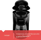 BLACK+DECKER Cafetera de una sola porción con depósito de 50 oz