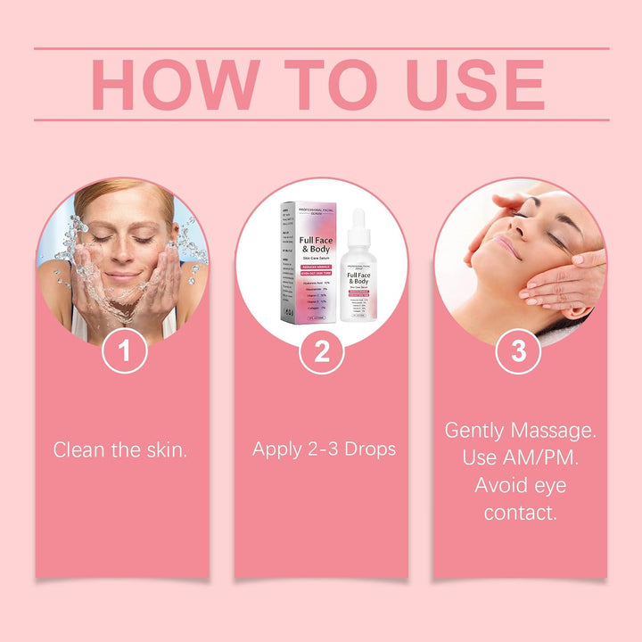 Suero de Vitaminas Finones Skin para rostro y cuerpo, suero reafirm...
