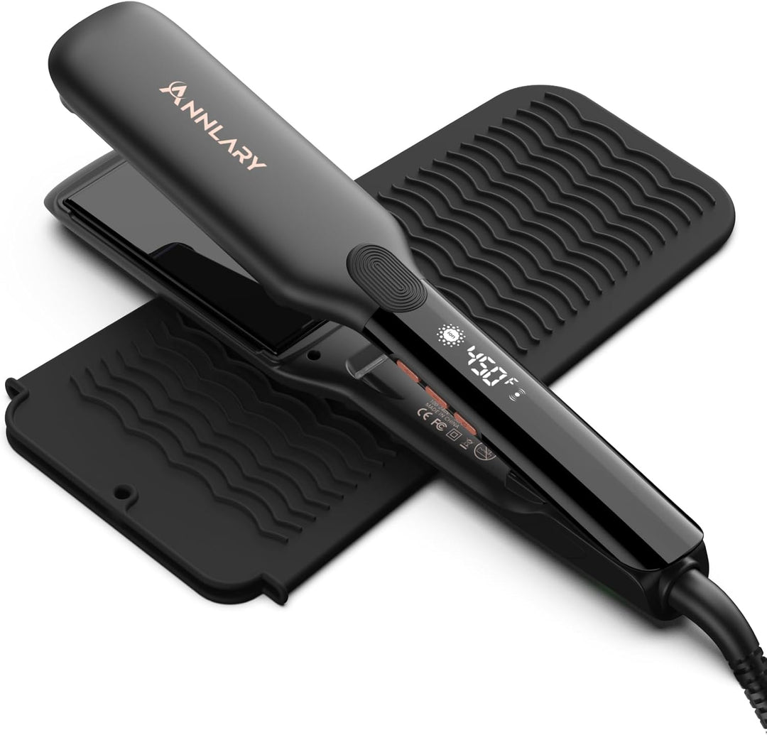 Annlary Plancha Alisadora para Cabello de 1.75 Pulgadas con Bolsa d...