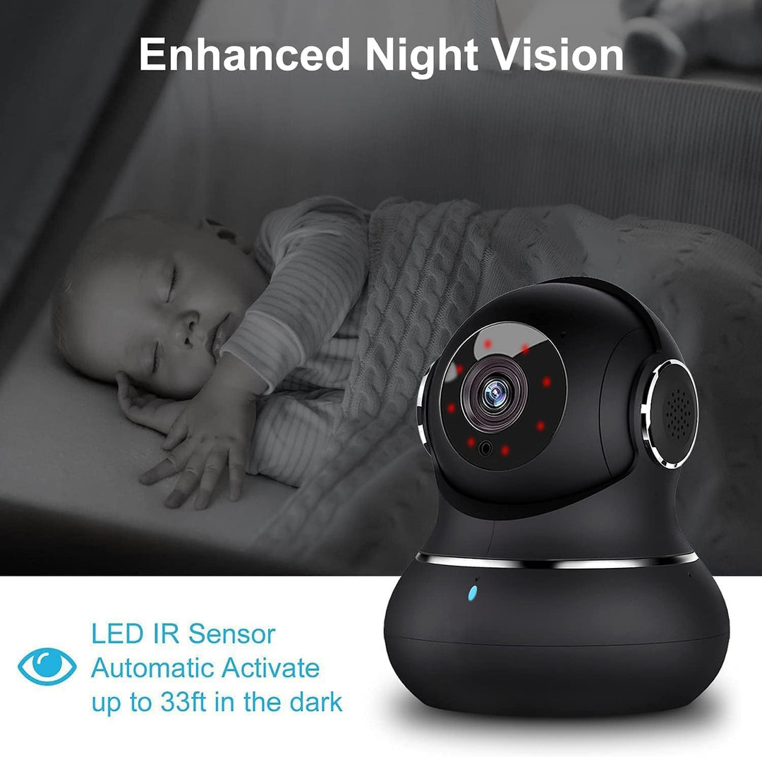 litokam Cámara interior 2K, 360 cámaras de seguridad para el hogar...