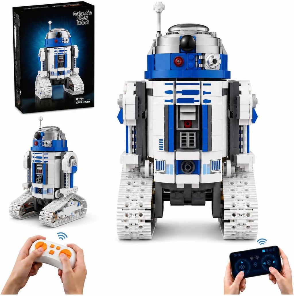 Kit de construcción de robot mecánico galaxia, control remoto y aplicación, juguetes de construcción de robot STEM, compatible con robot Lego, regalos de cumpleaños para el día del padre para