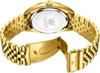 OLEVS Reloj Clásico para Hombre Diamante Analógico Lujo Acero Inoxidable a Dos Tonos Resistente al Agua con Fecha Luminous para Hombres
