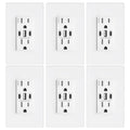 Toma de pared USB PD3.0 de 30 W, receptáculo resistente a manipulaciones de 15 amperios con 2 puertos USB tipo C y 1 puerto USB tipo A, cargador USB para iPhone/iPad/Samsung/LG/MacBook Air