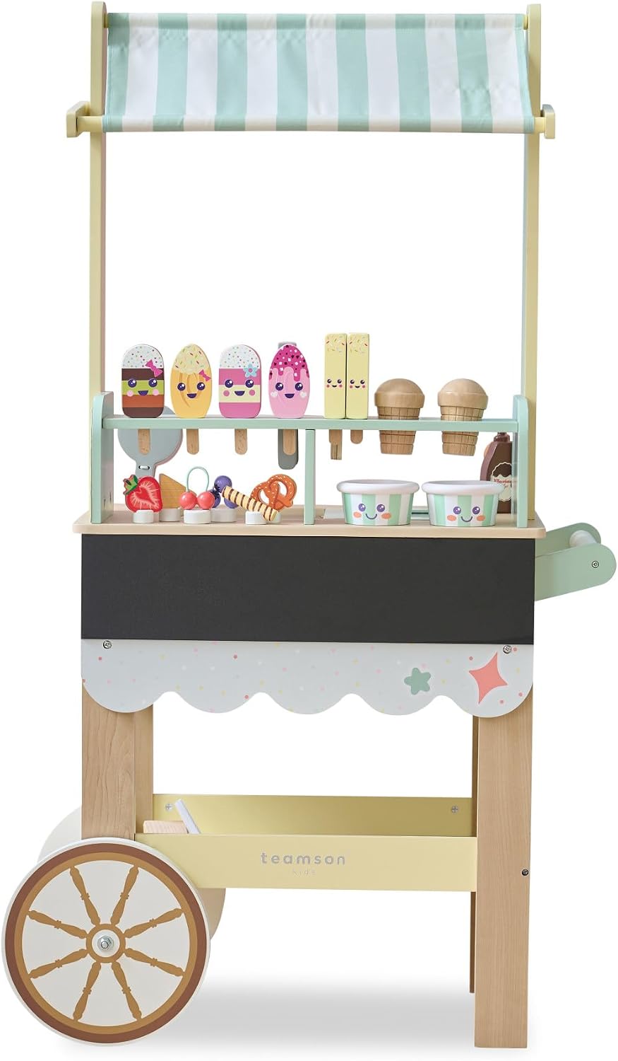 Teamson Kids Jolly Pals - Soporte para helados, color verde menta
