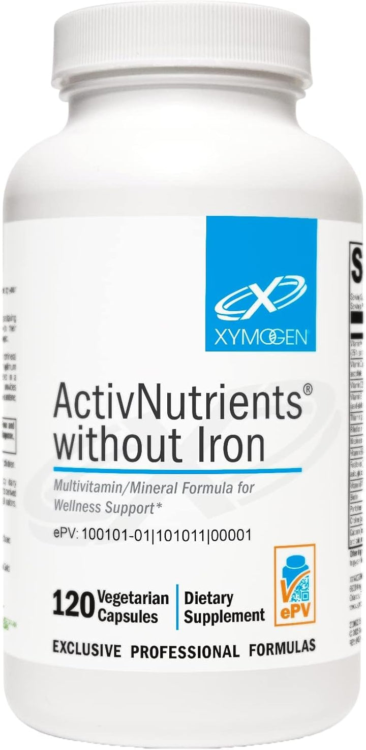 XYMOGEN ActivNutrients Sin Hierro - Multivitamínico sin hierro para...
