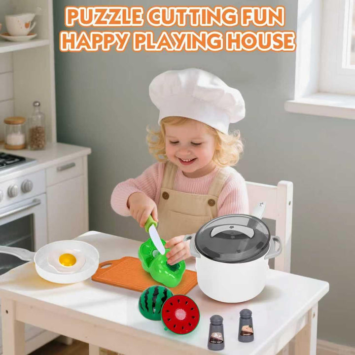 90 piezas de accesorios de juego de cocina, juego de cocina simulad...