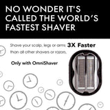 Omnishaver - Afeitadoras bidireccionales prémium para hombres y muj...