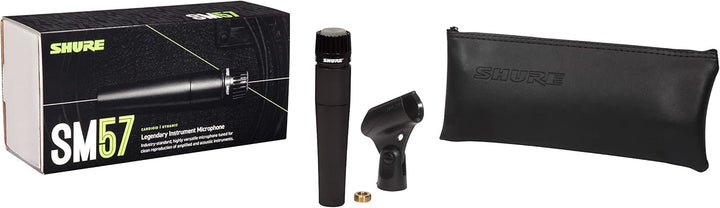 Micrófono cardioide dinámico Shure SM57-LC, Negro