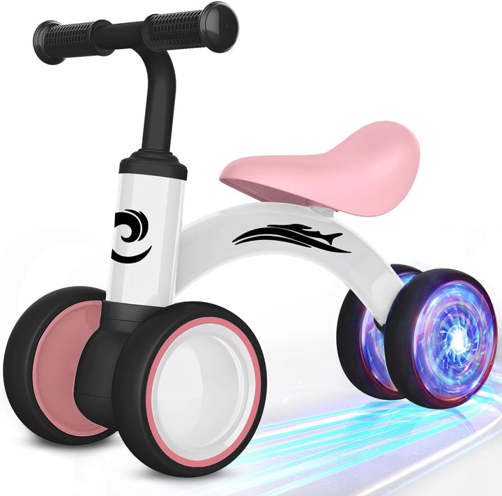 Bicicleta de equilibrio para bebés con iluminación colorida de Gamf...