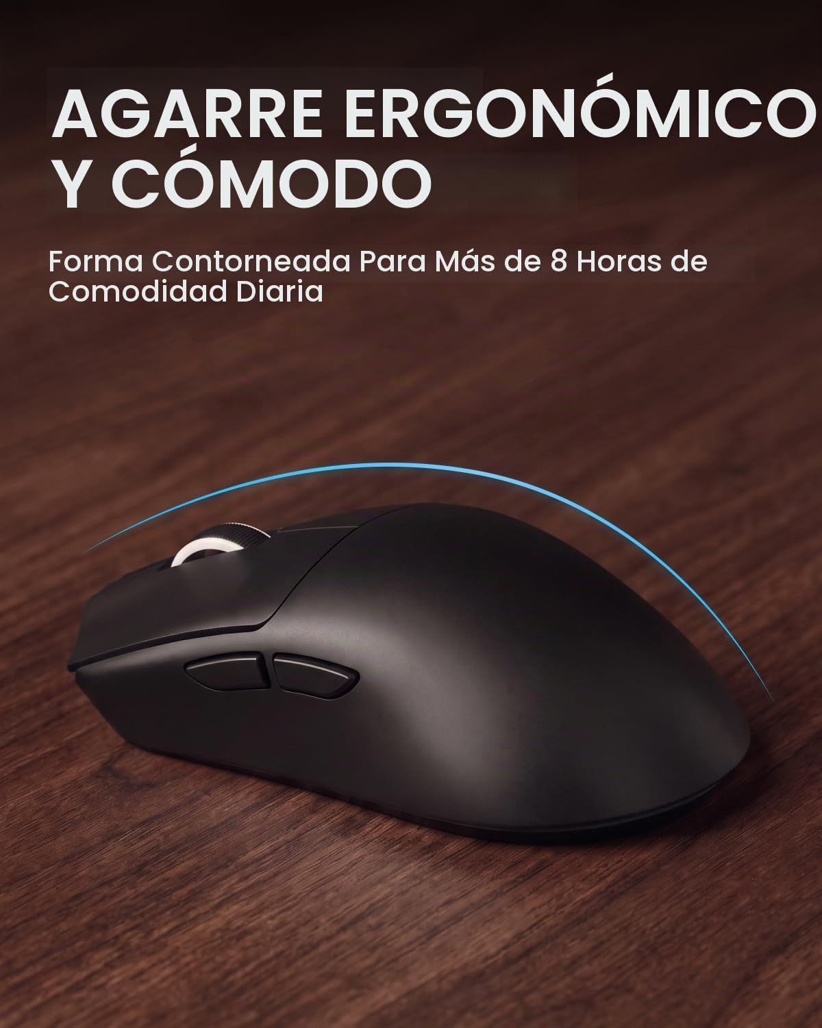 SEUNKWANG EWEADN V3 Combo de Teclado y Mouse Inalámbrico con Retroi...