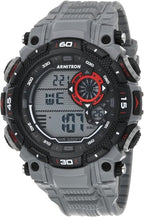 Armitron Sport Reloj deportivo con cronógrafo digital para hombre, correa de resina, 40/8397