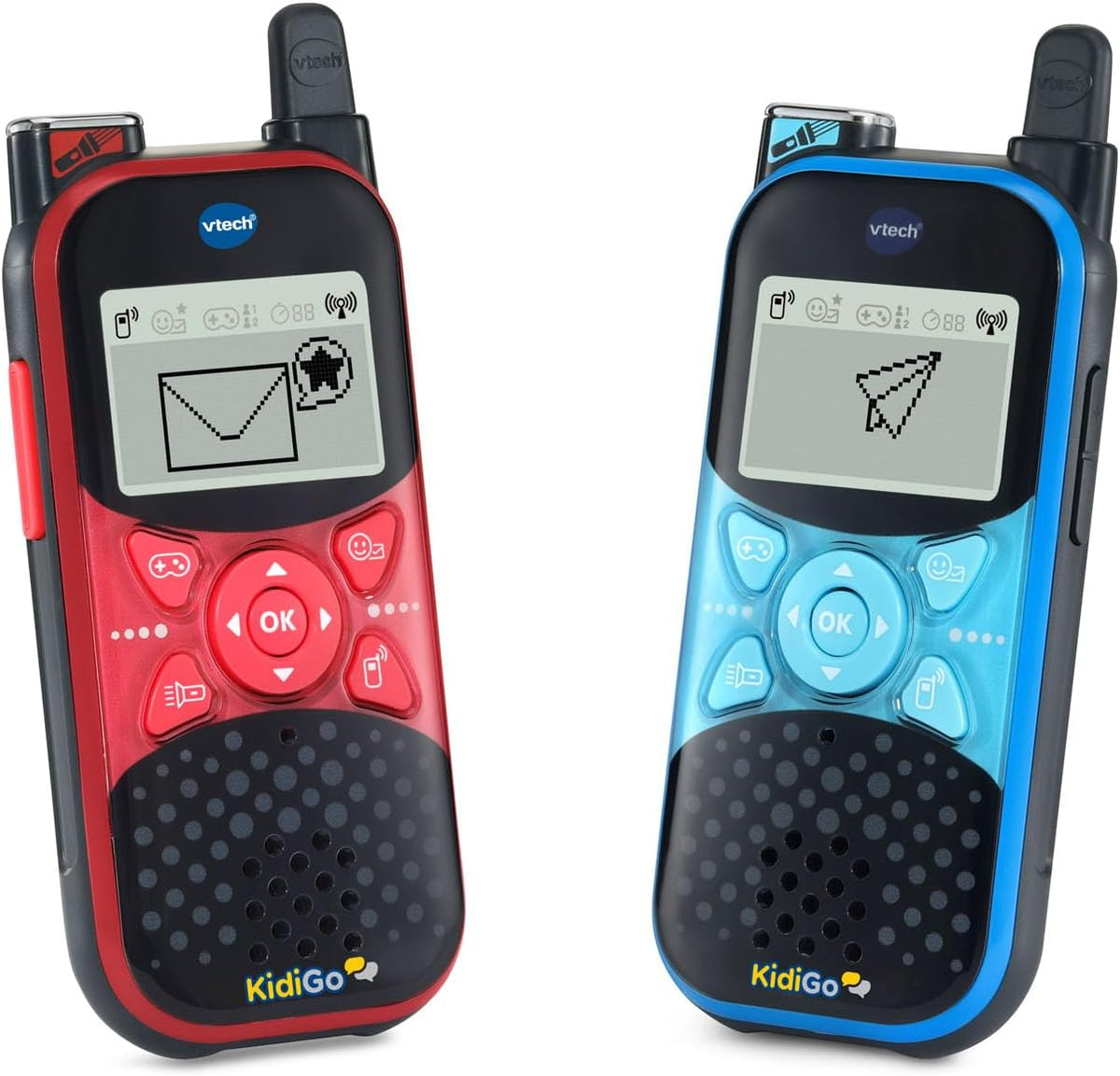 VTech KidiGo Walkie Talkies DX para niños a partir de 4 años
