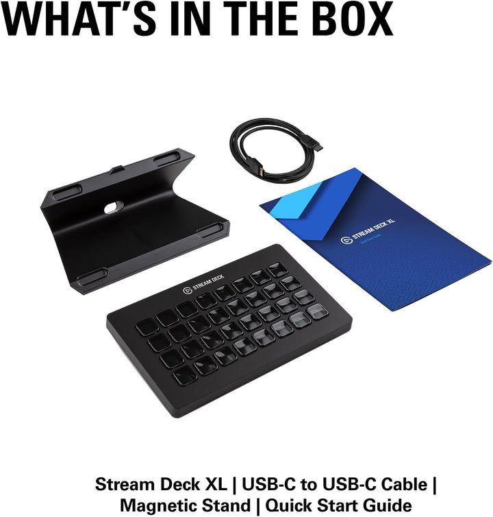 Elgato Stream Deck XL \u2013 Controlador de estudio avanzado, 32 te...