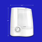 Humidificador Vicks, de rocío cálido con apagado automático., V745A/V745-JUV, gris, 1, 1
