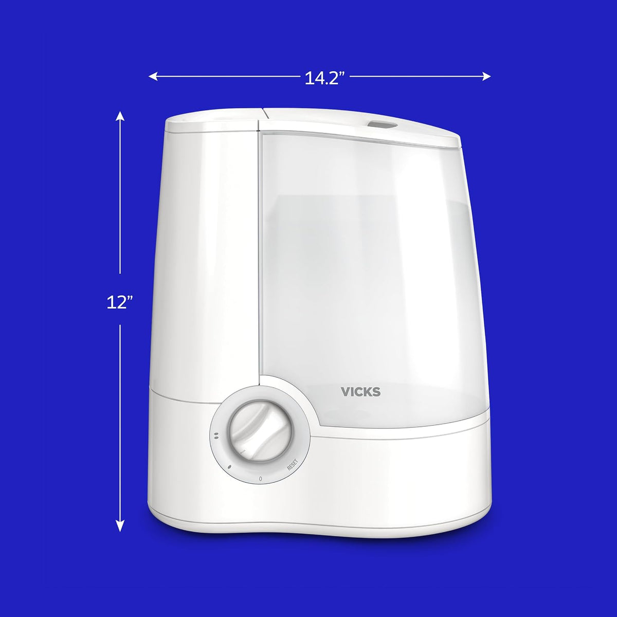 Humidificador Vicks, de rocío cálido con apagado automático., V745A/V745-JUV, gris, 1, 1
