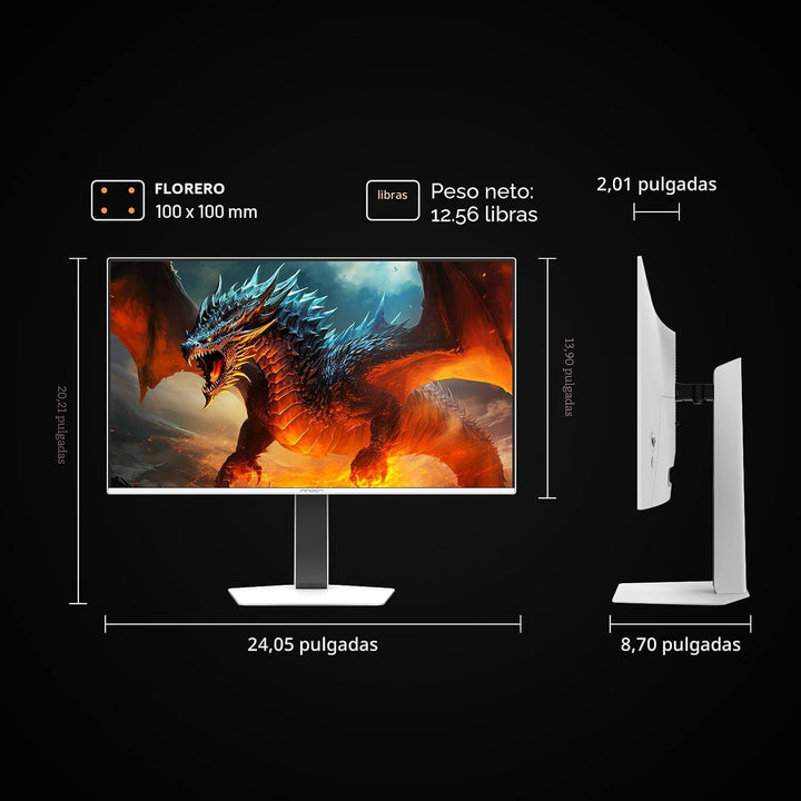 INNOCN - Monitor para juegos QD-OLED 1440P 500Hz de 27 pulgadas, co...