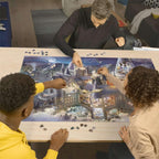 Ravensburger - Harry Potter: Castillo de Hogwarts - Rompecabezas de 3000 piezas - Colores llamativos y detalles intrincados de Hogwarts por la noche - Magic Abunds - Calidad Premium - Rompecabezas para adultos