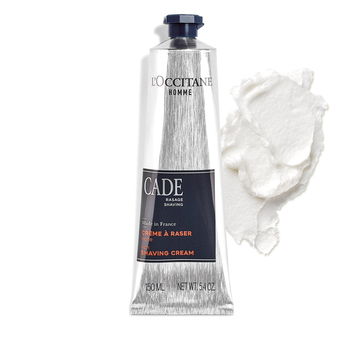 L'OCCITANE Crema de afeitar Cade: espuma rica y cremosa, afeita...