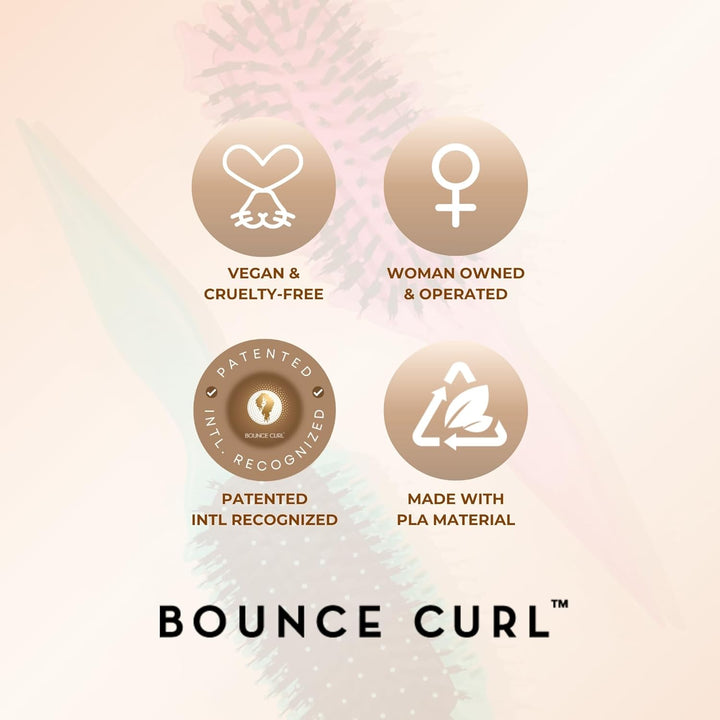Bounce Curl Define EdgeLift Brush, Herramienta 5 en 1 para Rizos, O...