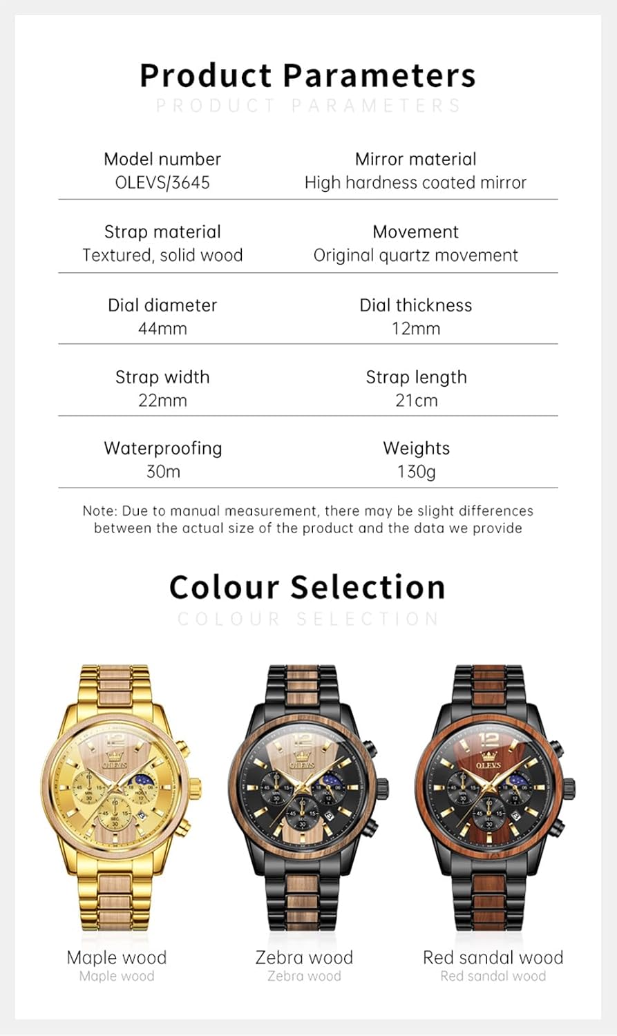 OLEVS Relojes de pulsera analógicos de cuarzo para hombre, cronógrafo, multifunción, fase lunar, fase luminosa, banda de silicona, relojes de pulsera