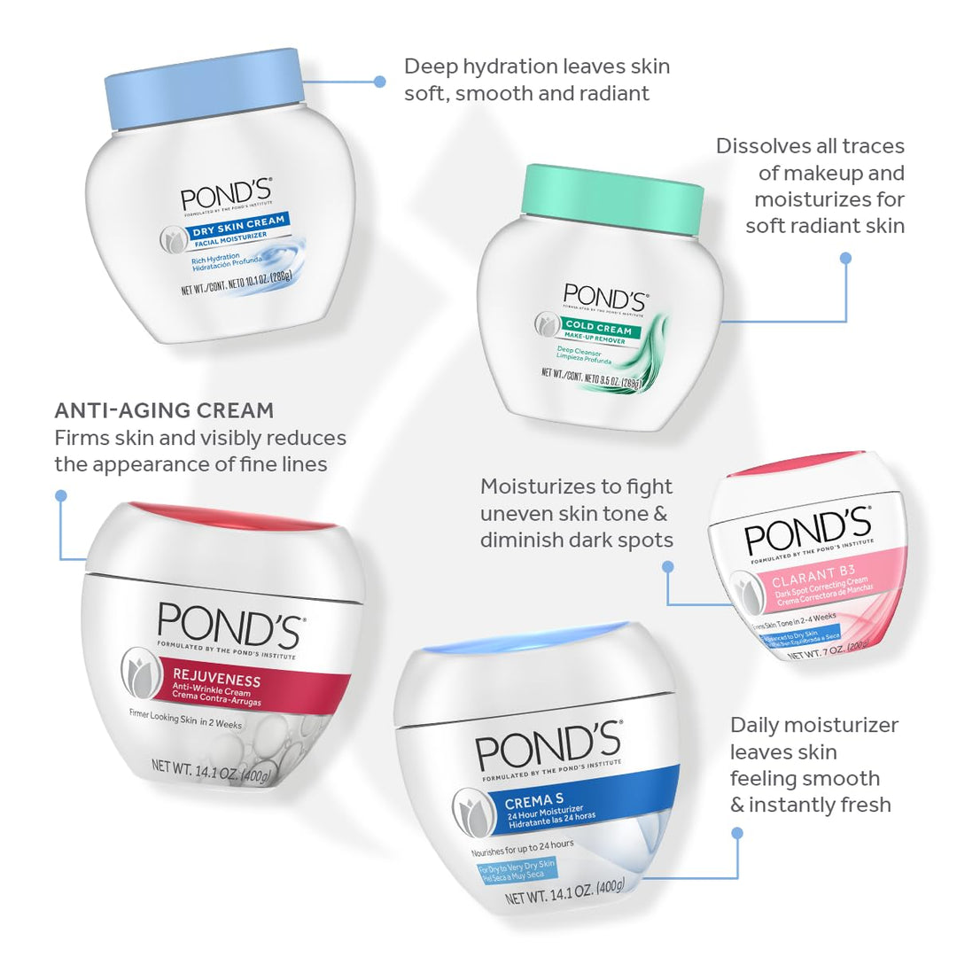 POND'S Crema para piel seca \u2013 Crema facial hidratante para...