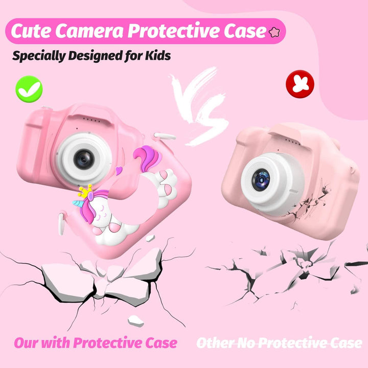Cámara de Unicornio Mejorada para Niños, Regalos de Navidad y Cumpl...