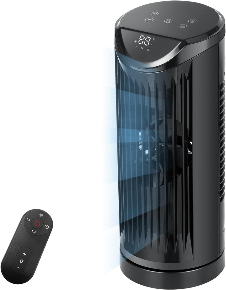 Ventilador de torre personal para dormitorio, ventilador de mesa de...
