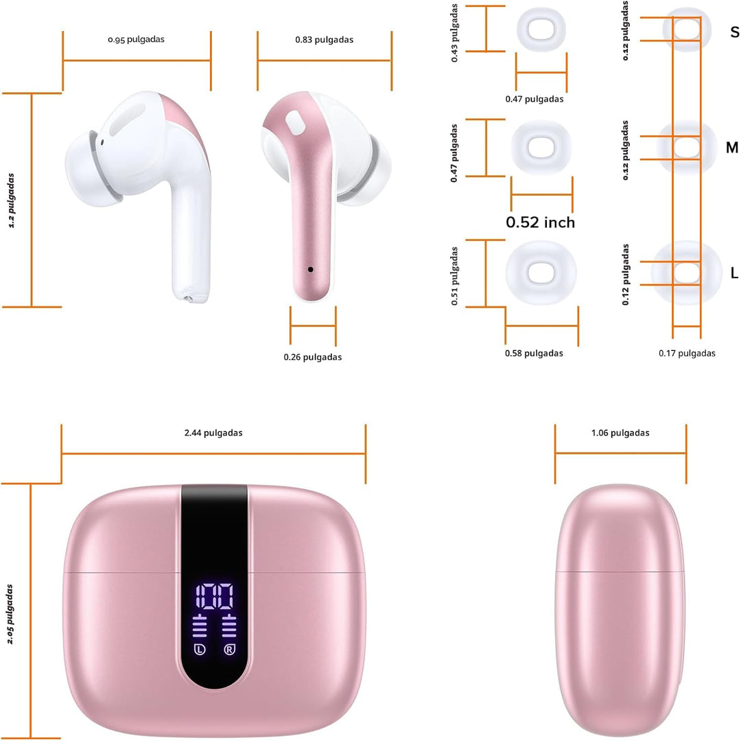 TAGRY Auriculares Bluetooth Verdaderamente Inalámbricos Auriculares...