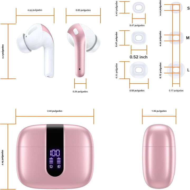 TAGRY Auriculares Bluetooth Verdaderamente Inalámbricos Auriculares...