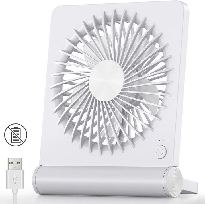 Koonie Ventilador USB, ventilador de escritorio pequeño ultra silen...