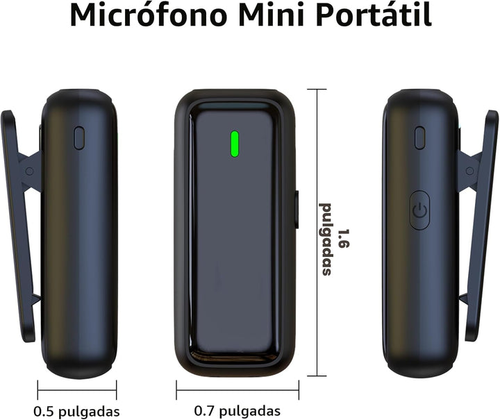 NPTCL Micrófono inalámbrico USB para PC, portátil, iPhone 16\/15, t...