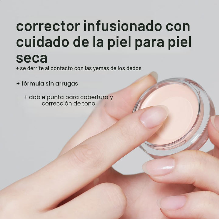 glow not dry corrector #light #rosysalmon | cubre círculos debajo d...