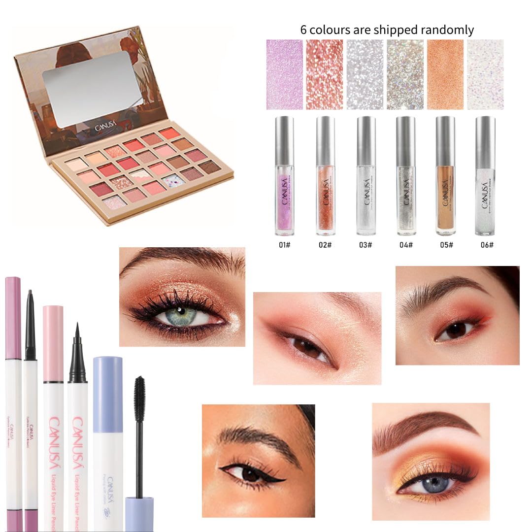 Juego de maquillaje de cara completa de 26 piezas, regalo sorpresa...