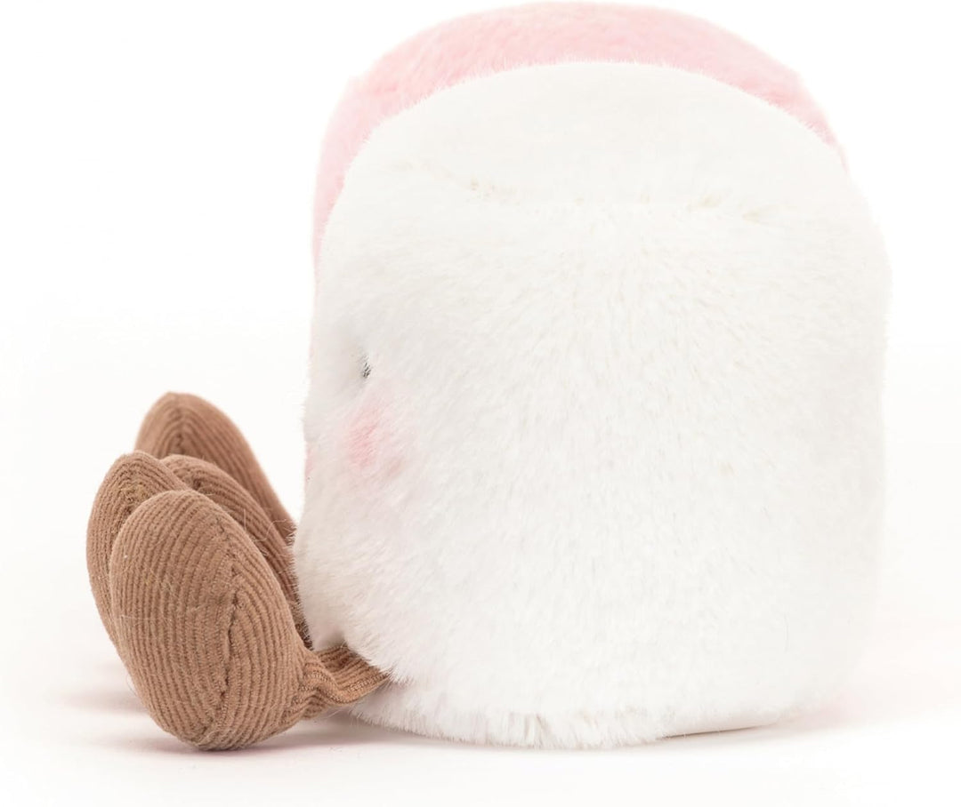 Jellycat Peluche de comida de malvaviscos rosa y blanco