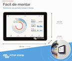 Pantalla de visualización Victron Energy GX Touch 70 - Pantalla tác...