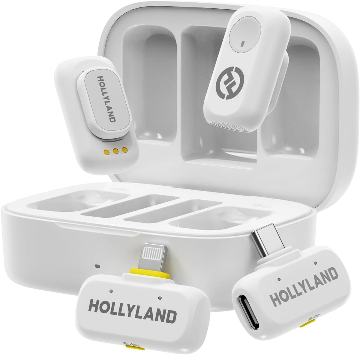 Micrófono inalámbrico Hollyland Lark A1 Mini para iPhone y Android,...