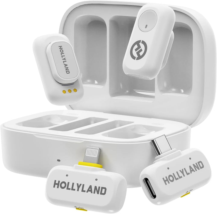 Micrófono inalámbrico Hollyland Lark A1 Mini para iPhone y Android,...
